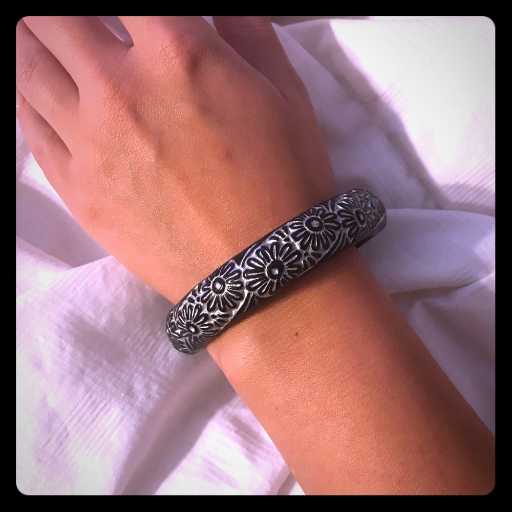 Sunflower Bangle Bracelet